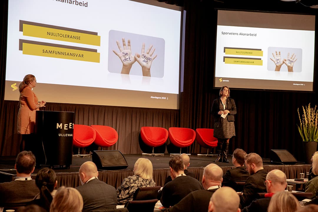 Nina Mordt Kolstad og Kjersti Pernille Rynning Øyen fra Sporveien